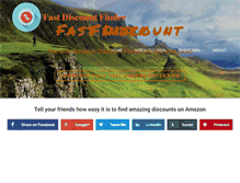 Tablet Screenshot of fastdiscountfinder.com